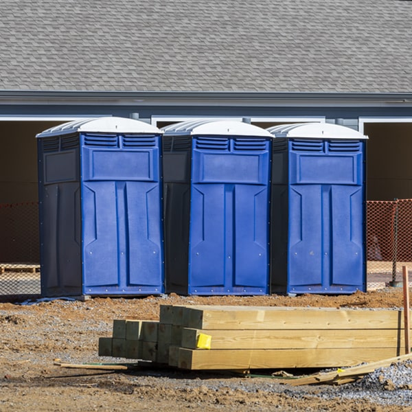 are there any restrictions on where i can place the portable restrooms during my rental period in East Concord NY